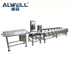 Automatic chicken beef meat weight automatic shrimp grading sorting machine